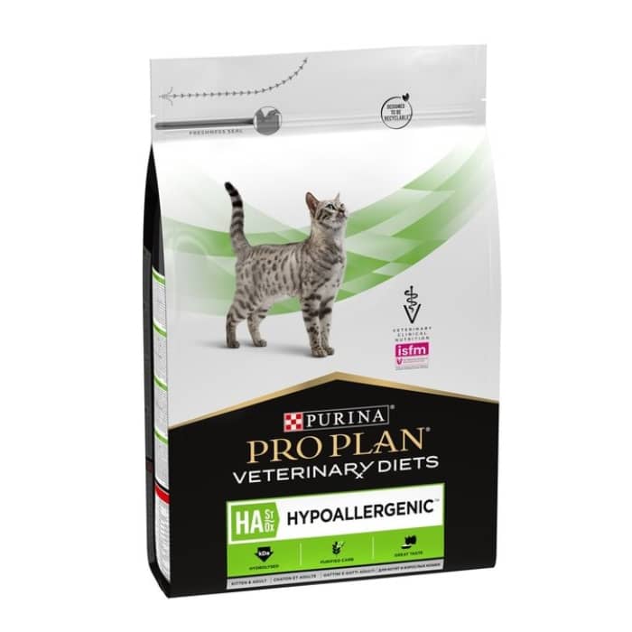 Pro Plan Veterinary Diets HA Hypoallergenic veterinārā kaķu barība alerģijām 3.5 kg